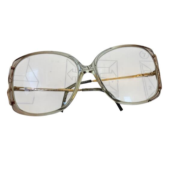 BerDel Other - BerDel Sferoflex Rita Eyeglasses Butterfly 130 Frames Brown Cognac Italy